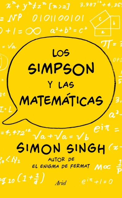 Dibujo20131216 Los Simpson y las matematicas - book cover