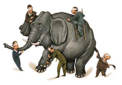 Dibujo20140707 blind men and elephant