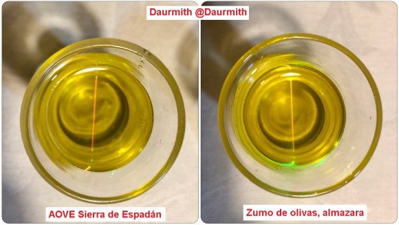 Dibujo20180201 green laser extra olive oil vs olive juice daurmith photos