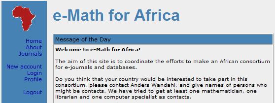 Los matemáticos de países africanos "pobres" también tienen derecho a acceder al conocimiento