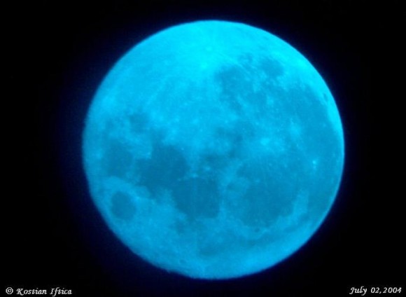 Sol azul y Luna azul, raros fenómenos atmosféricos