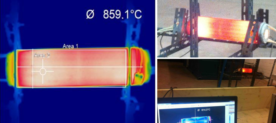 Dibujo20130520 Thermal image of the November test device ECat HT