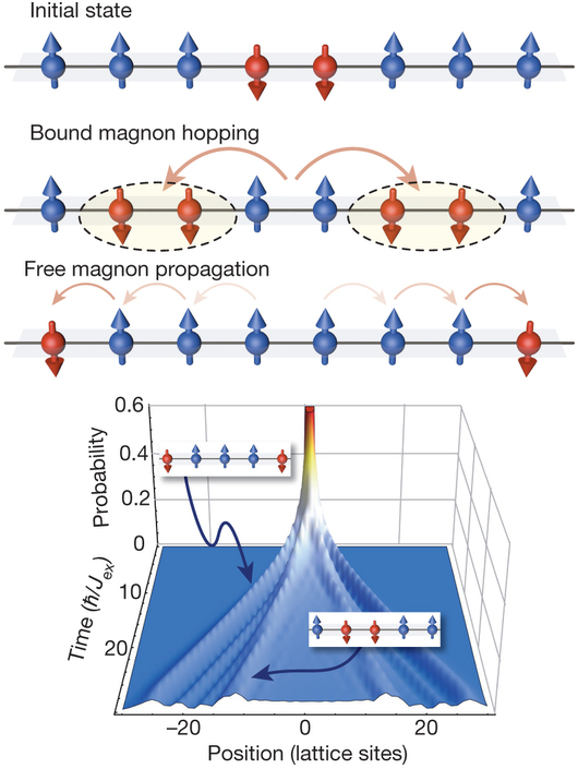 Dibujo20130925 Schematic representation of magnon propagation