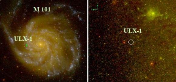 Dibujo20131127 hst - host galaxy ultraluminous X-ray source M 101 ULX-1 - nature 503477a-f1