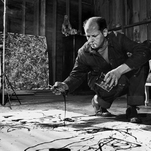 Dibujo20141024 Jackson Pollock painting by coiling - The Pollock Krasner Foundation Artists Rights Society New York