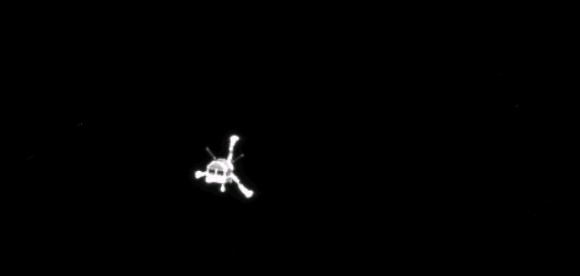 Dibujo20141112 ESA Rosetta OSIRIS NAC Farewell Philae - esa
