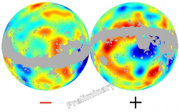 Dibujo20141216 Power asymmetry in Planck results 2014 - planck - esa