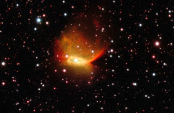 Dibujo20150222 Henize 2-428 imaged with ESO Very Large Telescope at the Paranal Observatory in Chile - ESO
