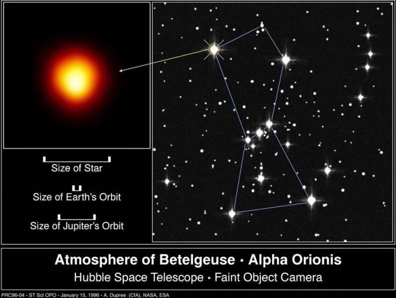 D20200102 Betelgeuse Alpha Orionis Hubble Space Telescope NASA ...