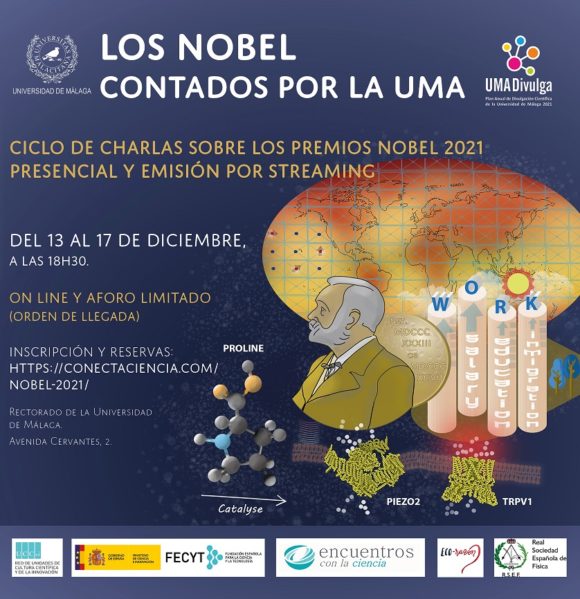 Conferencias en Málaga: Los Nobel 2021 contados por la UMA (13–17 diciembre 2021)