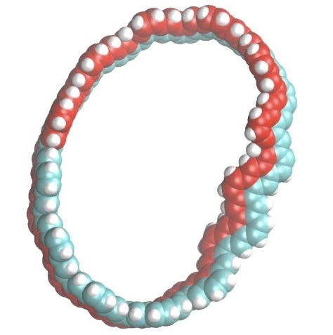 Síntesis química de una nanocinta de Möbius de carbono