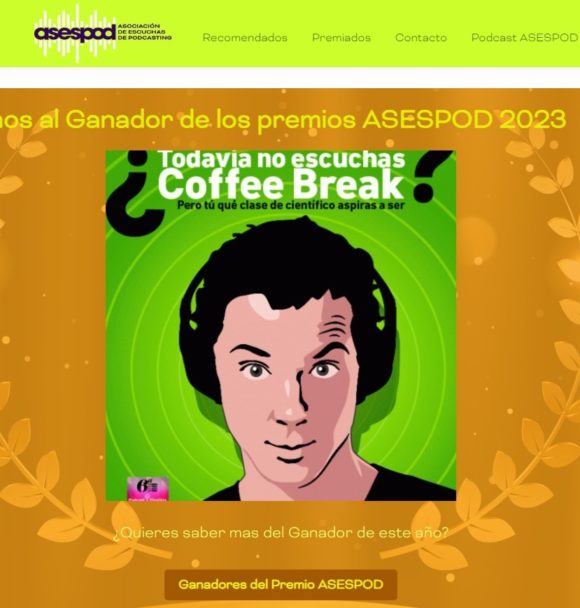 El podcast Coffee Break: Señal y Ruido gana el Premio del Público ASESPOD 2023